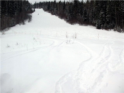 Ski in to the backyard