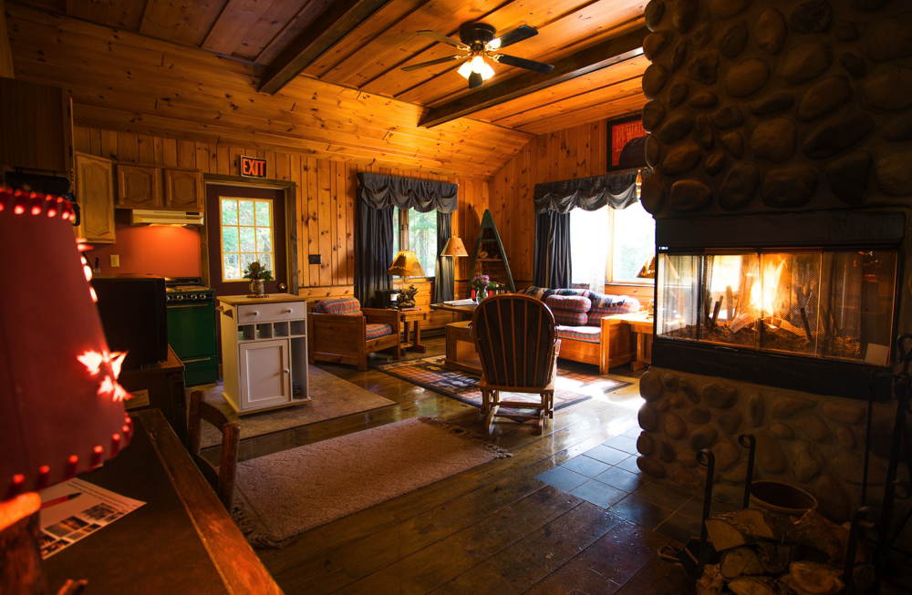 Our April Melody chalet. See below for all of our lodgings!