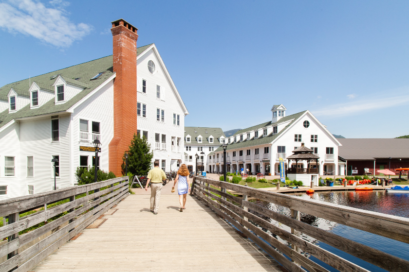 Stay directly in Town Square, the heart of Waterville Valley.