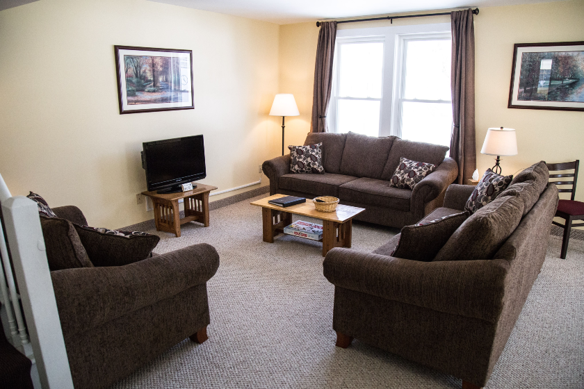 Kick back and relax in you condo's private living room.