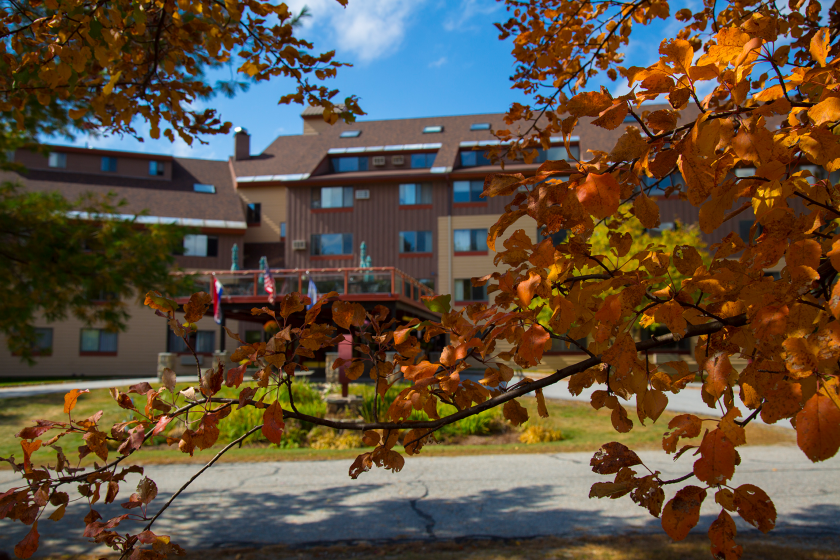 Black Bear Lodge in fall
