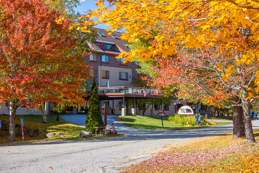 Black Bear Lodge in fall