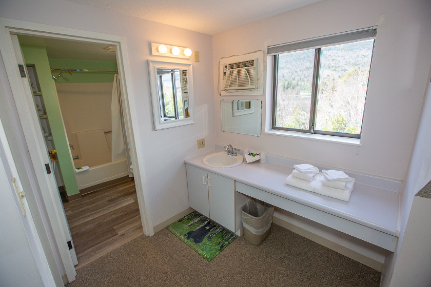 Bathroom in one of our Loft units