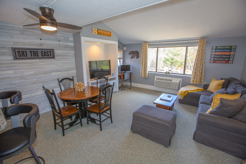 Living area in one of our Den units