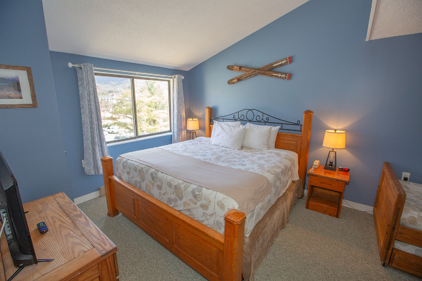 Bedroom in one of our Den units