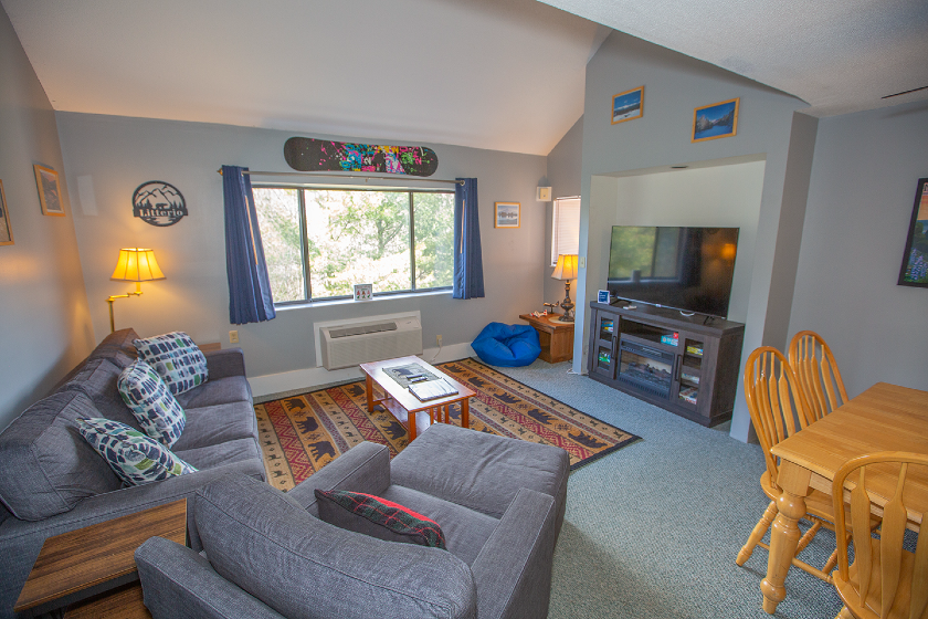 Living area in one of our Den units