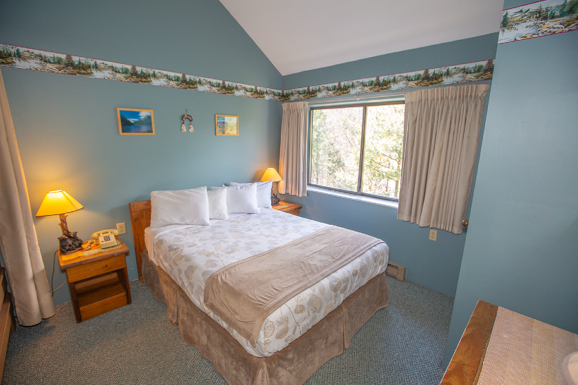 Bedroom in one of our Den units