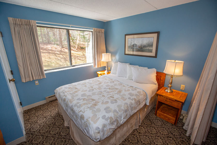Bedroom in one of our Den units